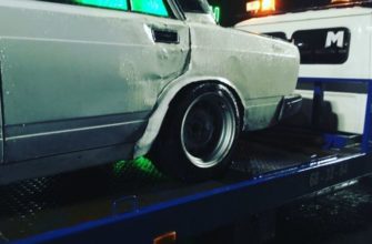 неисправная подвеска автомобиля ВАЗ